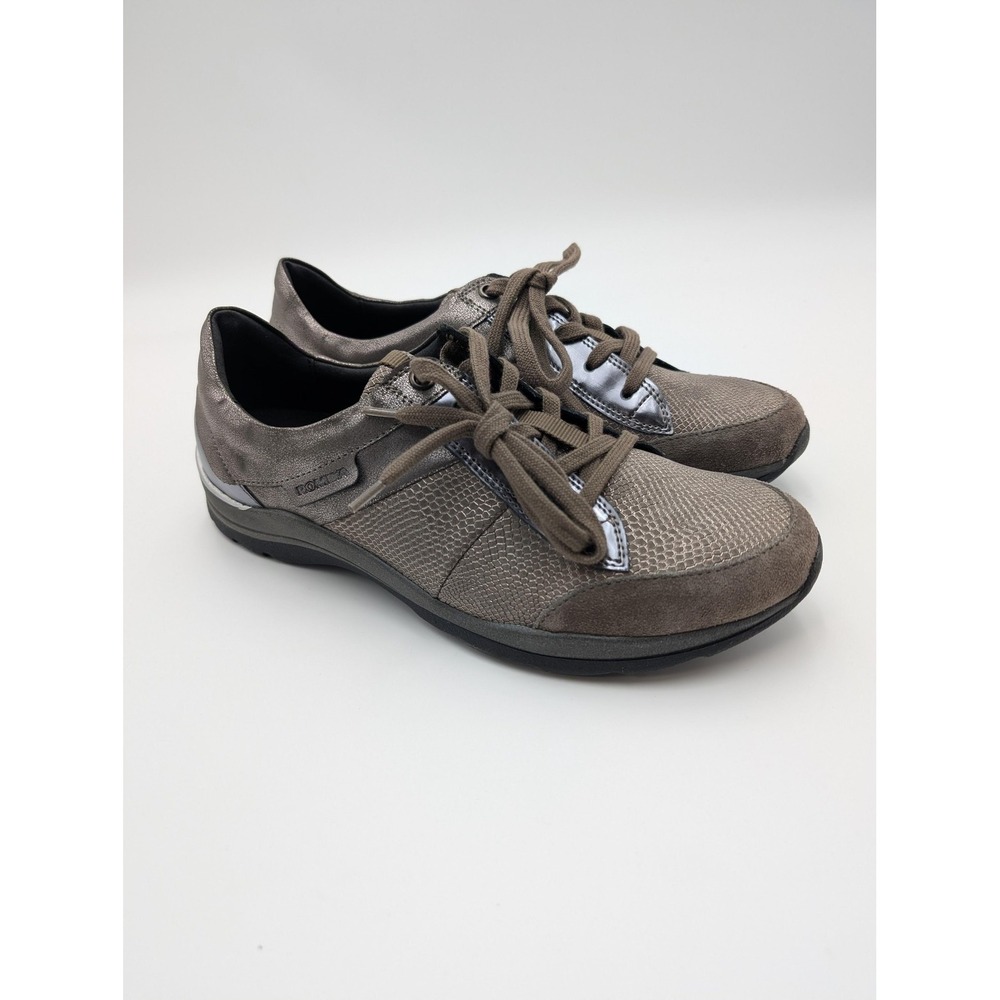 Romika Shoes Womens‎ Size 6.5 Brown Synthetic Sneaker Comfort Lace Up Low Heel